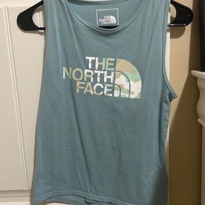 The North Face teal tank top XS